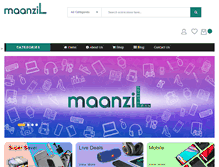 Tablet Screenshot of maanzil.com